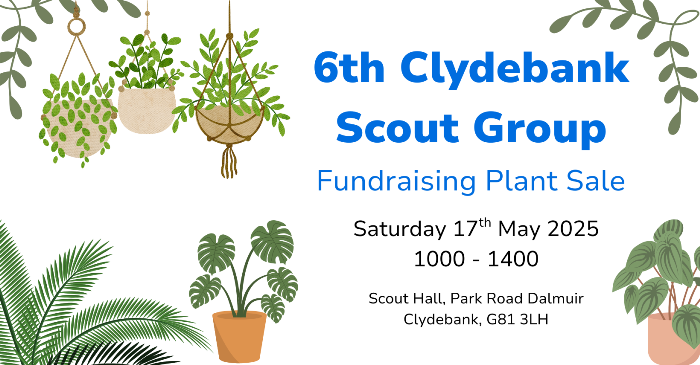 6th Clydebank Scout Group Fundraising Plant Sale